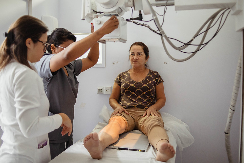 Maric&aacute; leva atendimento especializado com o Caminh&atilde;o da Sa&uacute;de/Fotos/Thamyris Mello