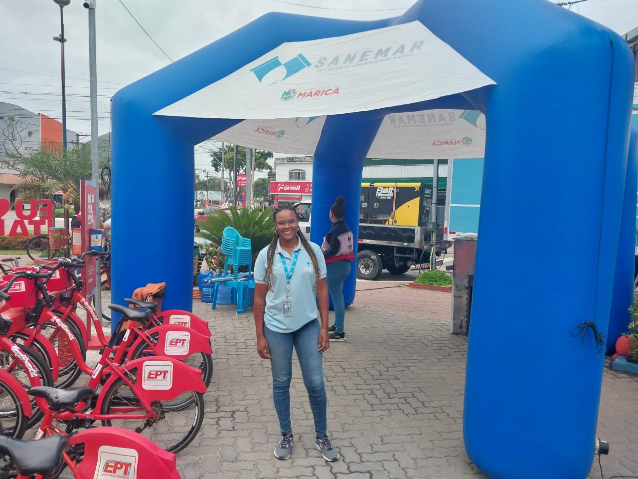 Educadora sanit&aacute;ria, Ana Carolina/Foto: Rayza Esp&iacute;rito Santo