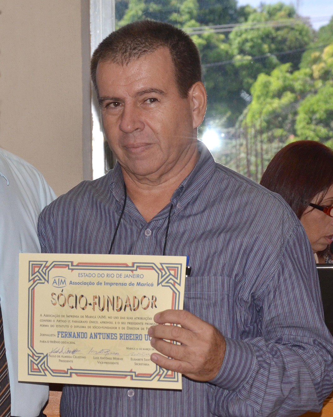 Jornalista Fernando Uch&ocirc;a/Foto/Arquivo AIM