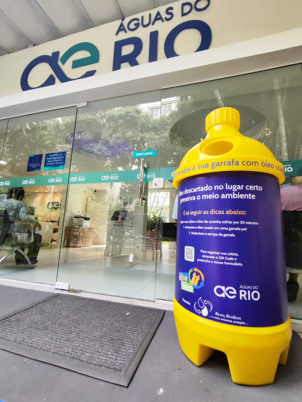 Ponto de coleta/Foto: Divulga&ccedil;&atilde;o