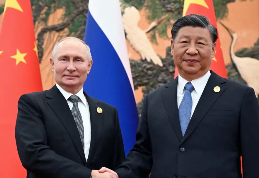 Vladimir Putin e Xi Jinping/Foto: Divulga&ccedil;&atilde;o